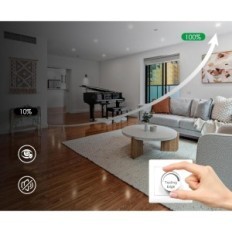 LED stropné svietidlá ALUSSO IP65, 10W 800LM, 3000K / 4000K / 5700K, 12 ks.