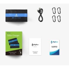 Saulės įkroviklis BIGBLUE B428 28W (maks. 5V / 4,8A) 3xusb