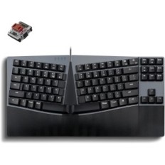 Teclado mecânico com fio Perixx perixx periboard-335br, ergonómico, preto