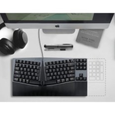 Káblová mechanická klávesnica PERIXX PERIBOARD-335BR, ergonomické, čierne