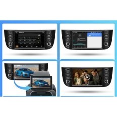 Auto radio Hiky A3023A4 FIAT, Android karpeplay + Atgriešanās kamera