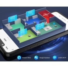 Robota putekļsūcējs Tikom L9000, LIDAR, 4000 Pa, Grey, Lietots