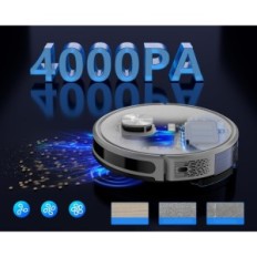 Robot usisivač Tikom L9000, Lidar, 4000 Pa, sivo, korišten