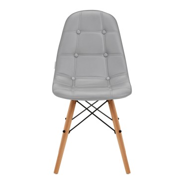 Fauteuil Cosmétique 4Rico QS-185 gris — vue de face