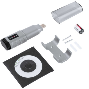 Termohygrometer temperatūras un mitruma ierakstītāja diapazons 0 - 100% -35 - 80deg C USB