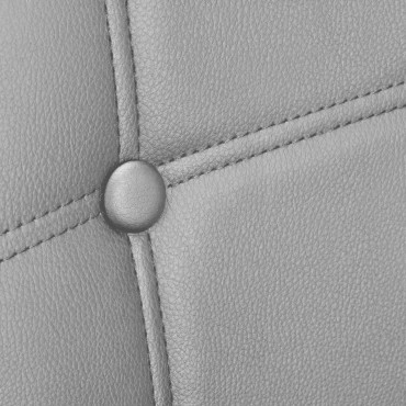 Fauteuil Cosmétique 4Rico QS-185 gris — gros plan surface