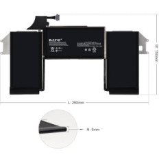 BLESSYS A1965 Batteri för bärbar dator MacBook Air 13 '', Li-Poly, 11,4V, 49,9Wh