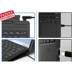 Renaisser Pelican K8-tastatur for Surface Pro 9/8 / X, skjult ladingport