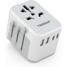 UNIVERSAL TESSAN 633UC adapter za potovanje z 2 USB in 2 USB C