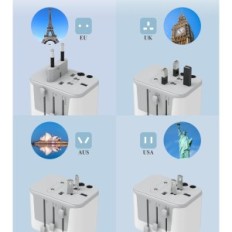Universal Tessan 633uc -sovitin 2 USB: n matkustamiseen ja 2 USB C: n kanssa