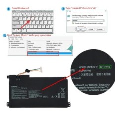 Beserys B31N1912 Μπαταρία για ASUS VivoBook 14, 11.55V 3640mAh 42Wh 42Wh 42