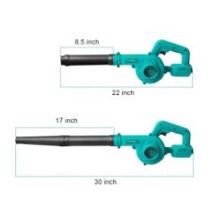 Wireless Watiley 1W-PZ6R-YHM3 Souffleur, compatible avec Makita 18V