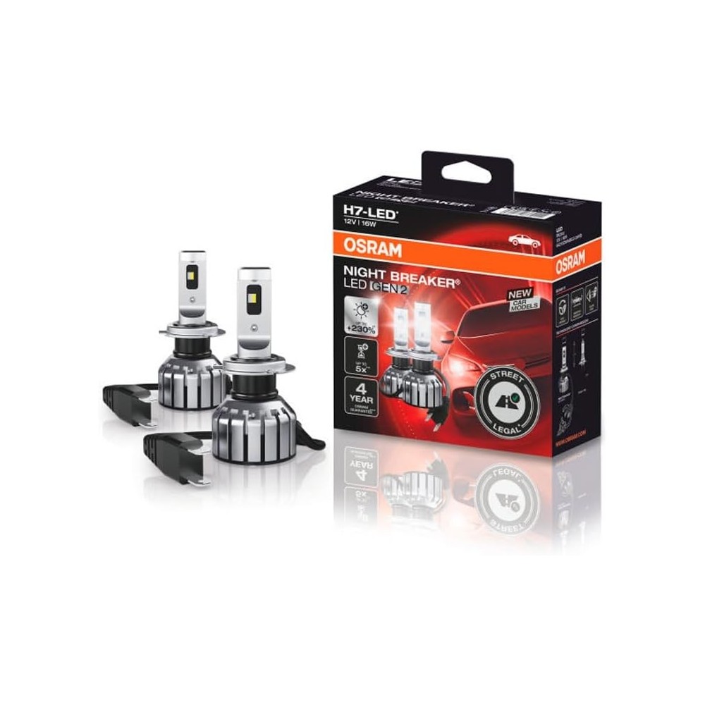 LED LED-id OSRAM-i öömurd GEN 2 - H7-12V / 19W - komplekt 2 tk.