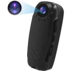 Bärbar dold kamera HD 1080p-kamera, USB-C-port, rörelsesensor