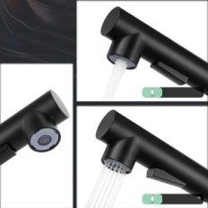 Kjøkken Batteri DJs PK-028B, Single, Rustfritt Stål, Svart