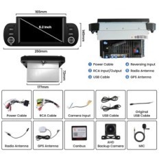 Auto raadio Matchity A3274H1 Fiat Panda 2013-2020 Carplay, WiFi, GPS