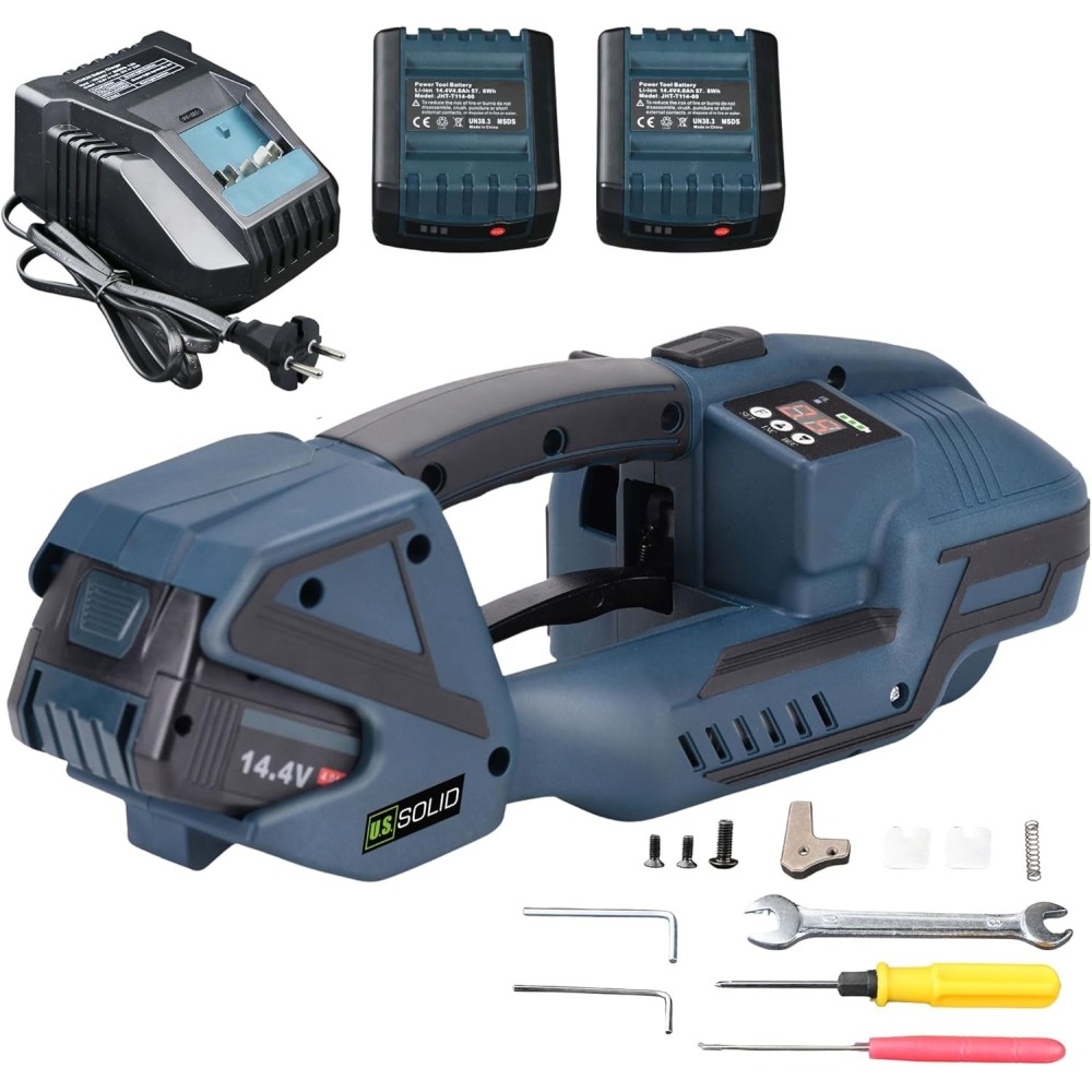 Wiązarka elektryczna US SOLID z ekranem, do PP PET o 13-16mm, Używany