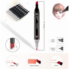 Arthehe Marker Assever 168 couleurs +2 roues pour mélanger, utilisé