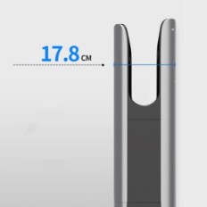 Διπλής όψης Anadry 2065 Στεγνωτήριο χεριών, φίλτρο HEPA, Ασημί, Έκθεση