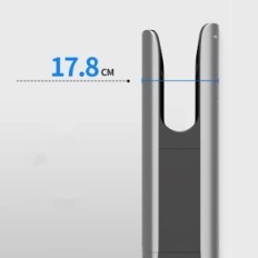 Διπλής όψης Anadry 2065 Στεγνωτήριο χεριών, φίλτρο HEPA, Ασημί, Έκθεση