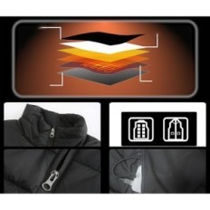 Vesta vyhřívaná seew s Power Bank 15000 mah, l, černá