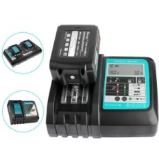 Waitley BL1850B 18V 5,5Ah-Batterie für Makita-Werkzeuge, 2-tlg, verwendet