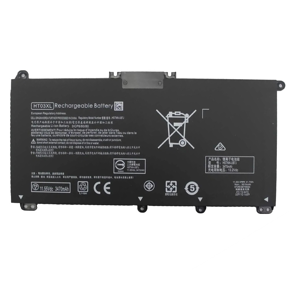 HT03XL L11119-855 HP Pavilion nešiojamuoju kompiuteriui, 11,55V 41,9WH, Li-Ion