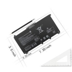 HT03XL L11119-855 za prijenosno računalo HP paviljon, 11,55V 41,9wh, Li-ion