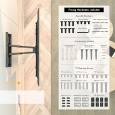 BONTEC СТ135В, 32-85 'Nosilec TV, do 60 kg, VESA 600X400 mm