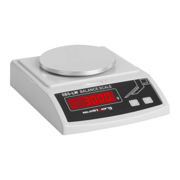 Precisionslaboratorieskala med LED-display 3000g / 0,1 g