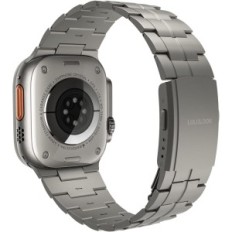 Titanium Lululuk-riem aan Apple Bekijk ultra 2 / ultra 49 mm, titanium