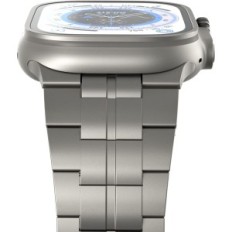 Titanium Lululook strap to Apple WATCH Ultra 2 / Ultra 49 mm, titanium