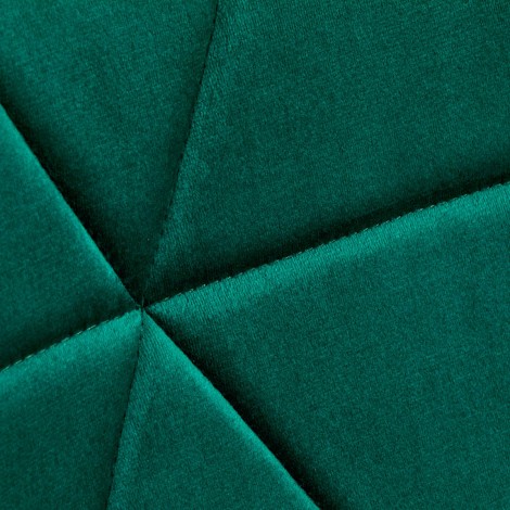 4Rico Kozmetické kreslo QS-186 zelený zamat — detail povrchu