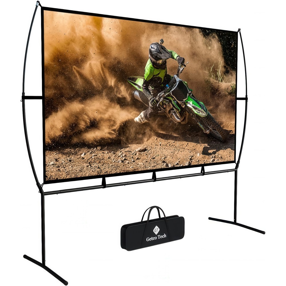 Premietacie plátno s GTKO GETCO TECH STAND, 233X139 cm, 120 ''