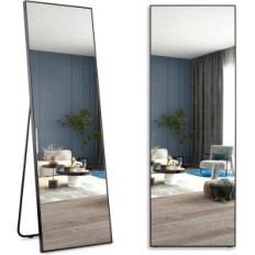 Specchio LVSOMT Figura intera LVSOMT 160 x 50 cm, in piedi, nero