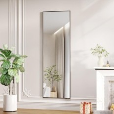 Specchio LVSOMT Figura intera LVSOMT 160 x 50 cm, in piedi, nero