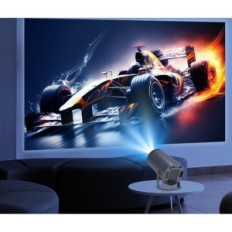 Bærbar MagCubic HY300, 4K, WiFi 6, BT 5.0, 130 '', Svart