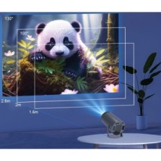 Bærbar Magcubic HY300, 4K, WiFi 6, BT 5,0, 130 '', Sort