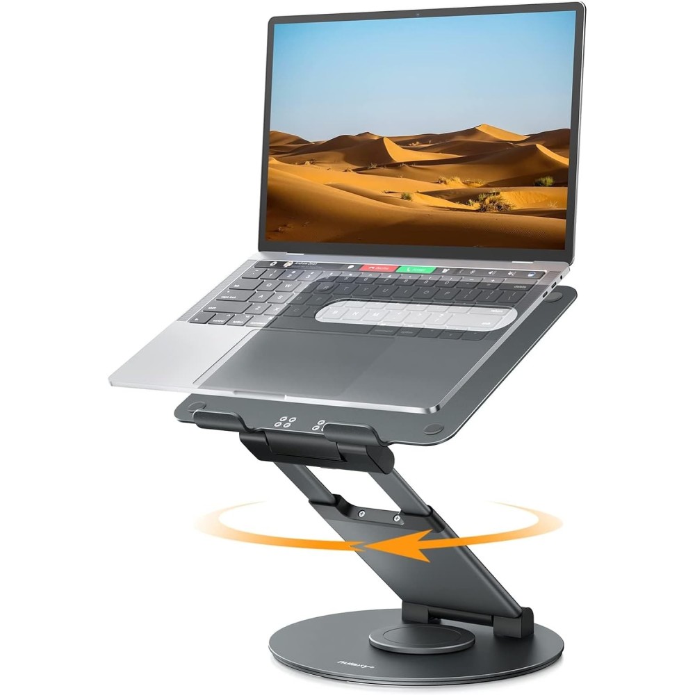 Laptop-Stand Nulaxy LS18, für alle Laptops 10-17 '', Grau