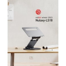 Soporte de laptop Nulaxy LS18, para todas las computadoras portátiles 10-17 '', gris