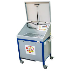 Workshop washer for MST 800 parts and tools with mobile cover