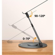 Laptop-Stand Nulaxy LS18, für alle Laptops 10-17 '', Grau