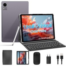 Jikocxn C1 Tablet, 10,1 '', 12 GB RAM + 128 GB ROM (1TB TF), 1280x800, Grigio