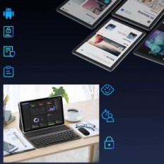 Jikocxn C1 tablet, 10,1 '', 12 GB RAM + 128 GB ROM (1TB TF), 1280x800, šedá