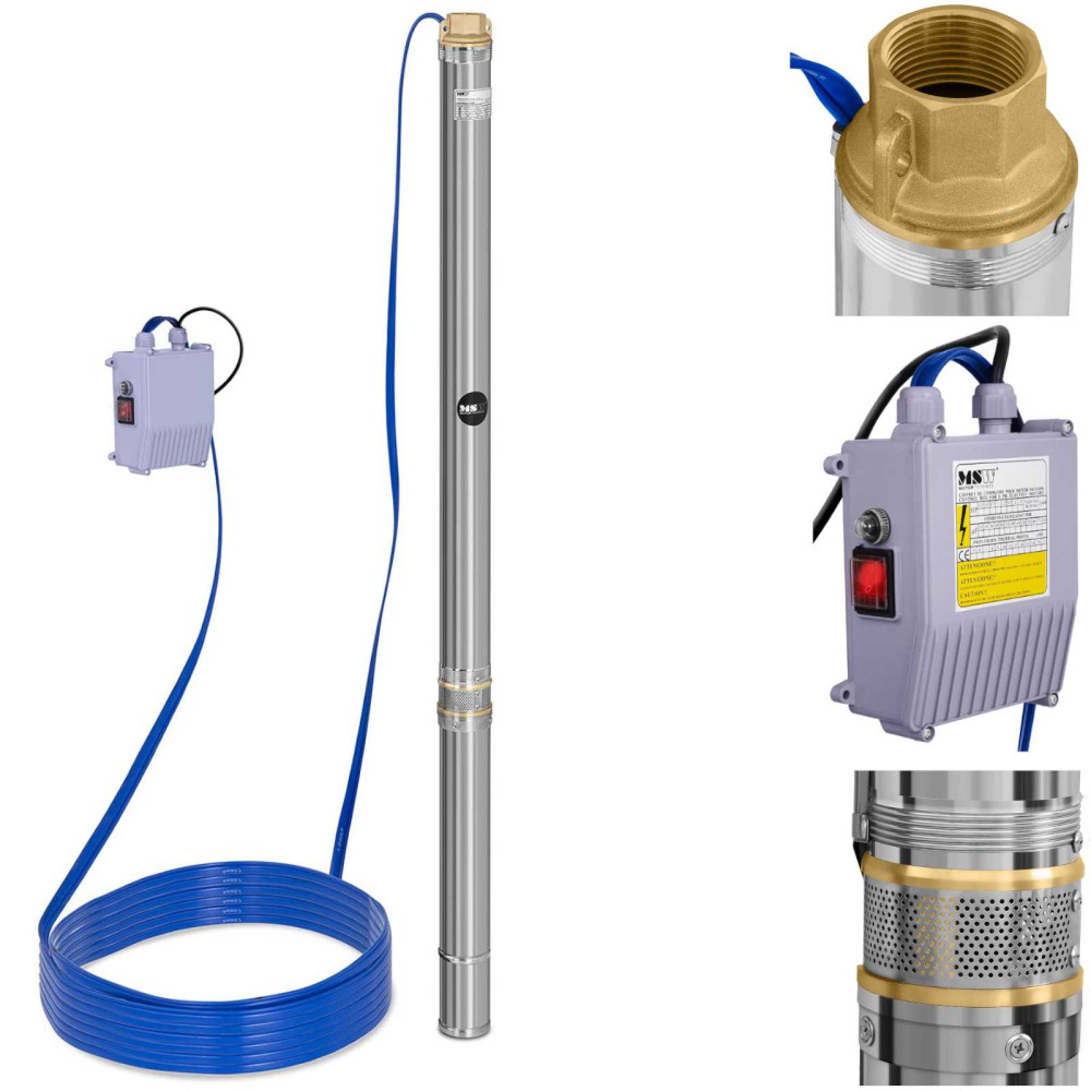 Tauchpumpe für tiefe Brunnen MSW 3800 l / stunde bis 85 m