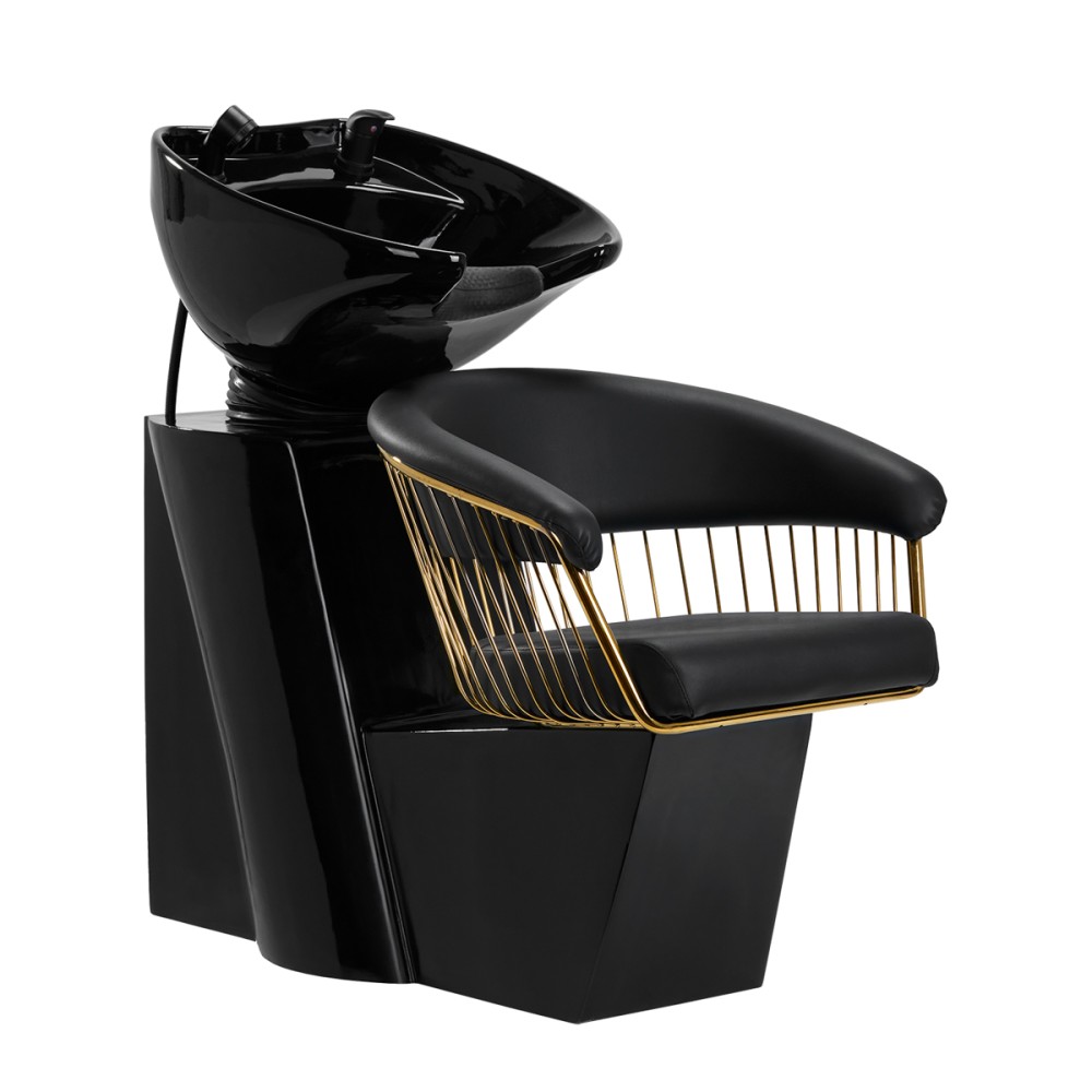 Gabbiano kadernícka umývacia stanica Lille-M zlatá čierna — bočný pohľad