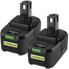 LABTEC P108 RB18L50 18V 5000mAh baterija RYOBI Įrankiai, 2 vnt, Naudoti