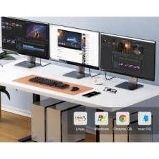 KVM switch RITKI DKM403B, 4 PC, 3 Monitors, 3xUSB 3.0, 8K HDMI