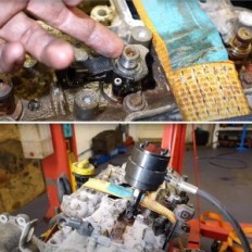 Pneumatischer JAGAUS-Düsenabzieher + Düsenadapter, 21 Stück, verwendet