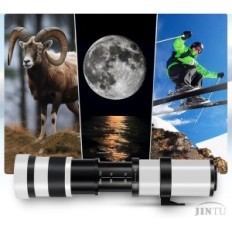 TELINO TELEWEWIEMBERY JINT JT-420, 420-800 mm F / 8.3-16 for Nikon cameras, white